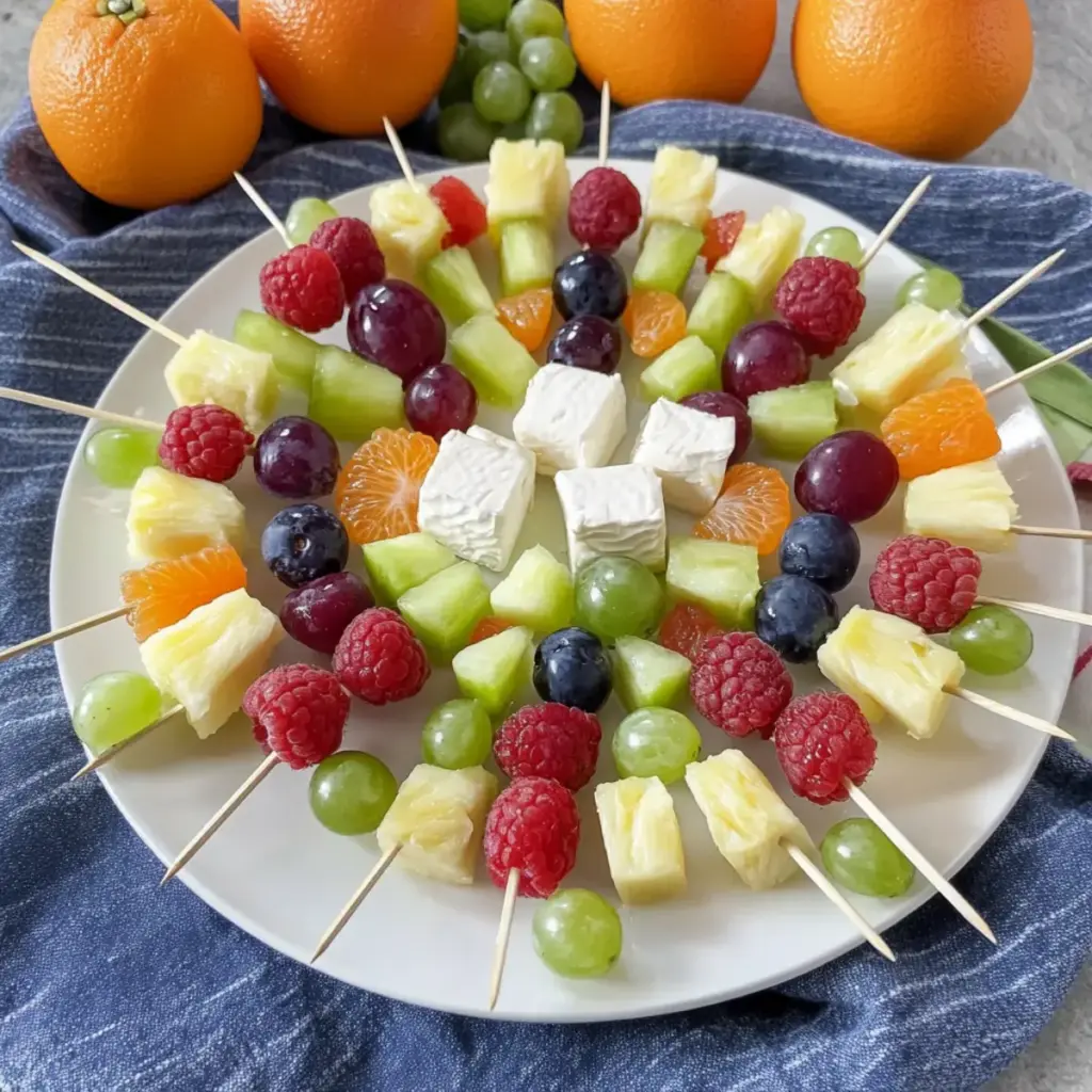 Rainbow Fruit Skewers