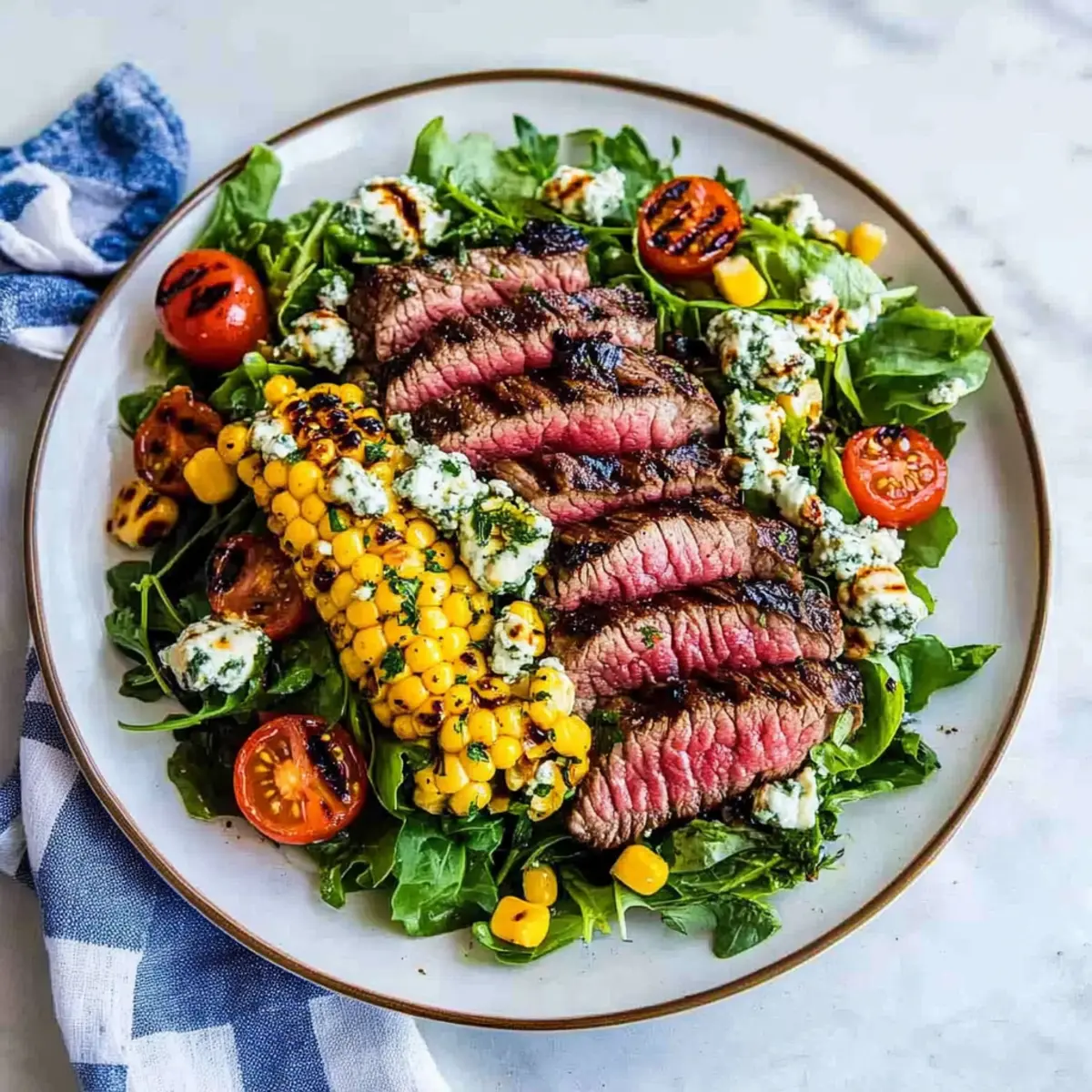 Balsamic Steak Gorgonzola Salad