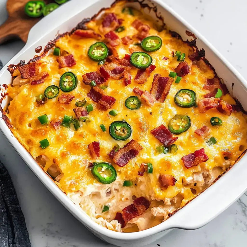 Keto Jalapeno Popper Casserole