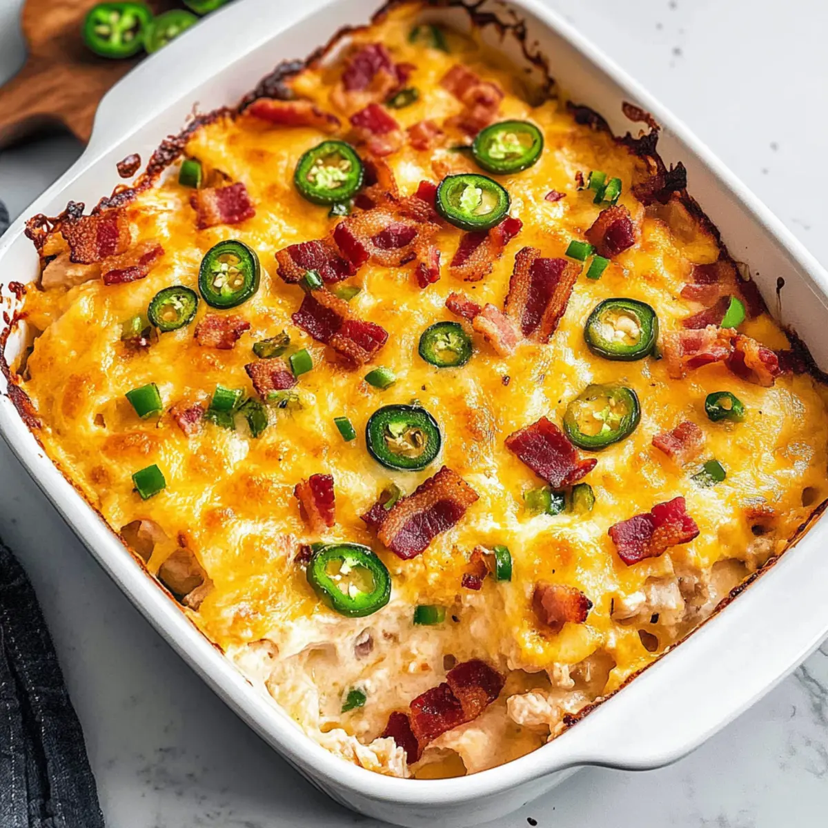 Keto Jalapeno Popper Casserole