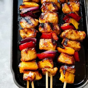 Hawaiian Chicken Skewers
