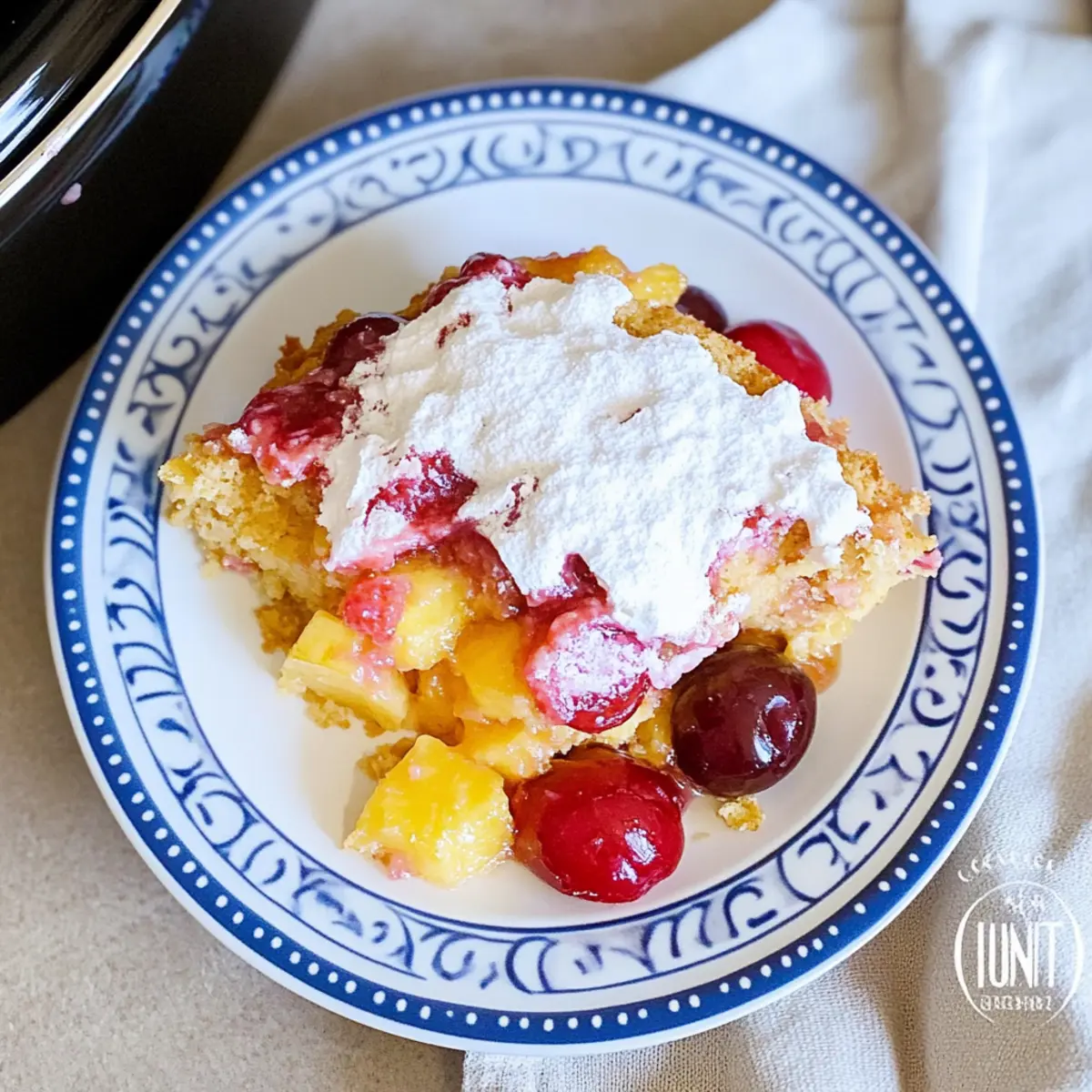 Crock Pot Tropical Dump Cake