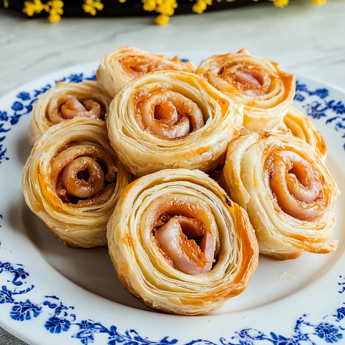 Ham and Cheese Pinwheels