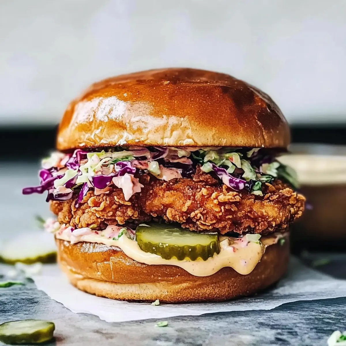 Summertime Fried Chicken Sandwiches