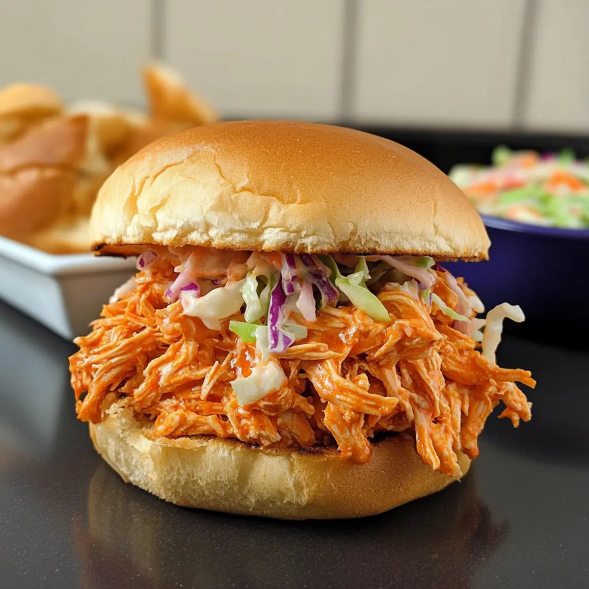 Shredded Buffalo Chicken Sandwich