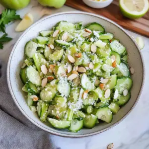 15 Minute Celery Cucumber Salad