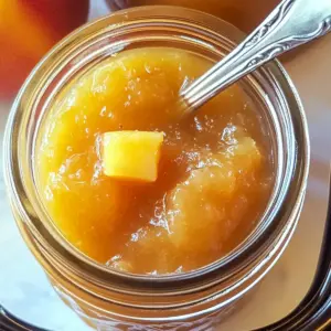 Small Batch Vanilla Peach Jam