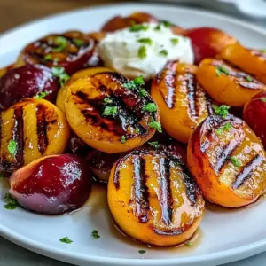 Grilled Stone Fruit Dessert