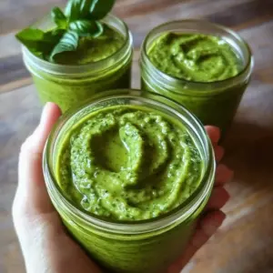 Lemon Walnut Basil Pesto