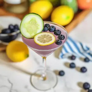 Blueberry Lemonade Martini