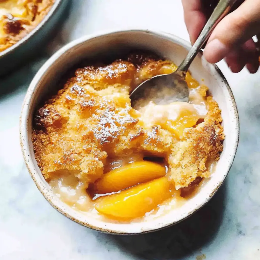 The Best Peach Cobbler