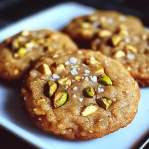 Salted Honey Pistachio Cookies
