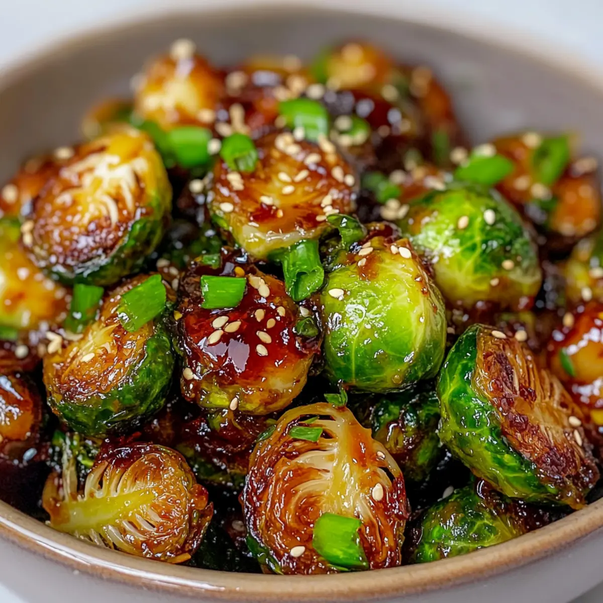 Chili Air Fryer Brussels Sprouts