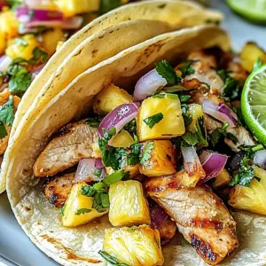 Pineapple Chicken Tacos