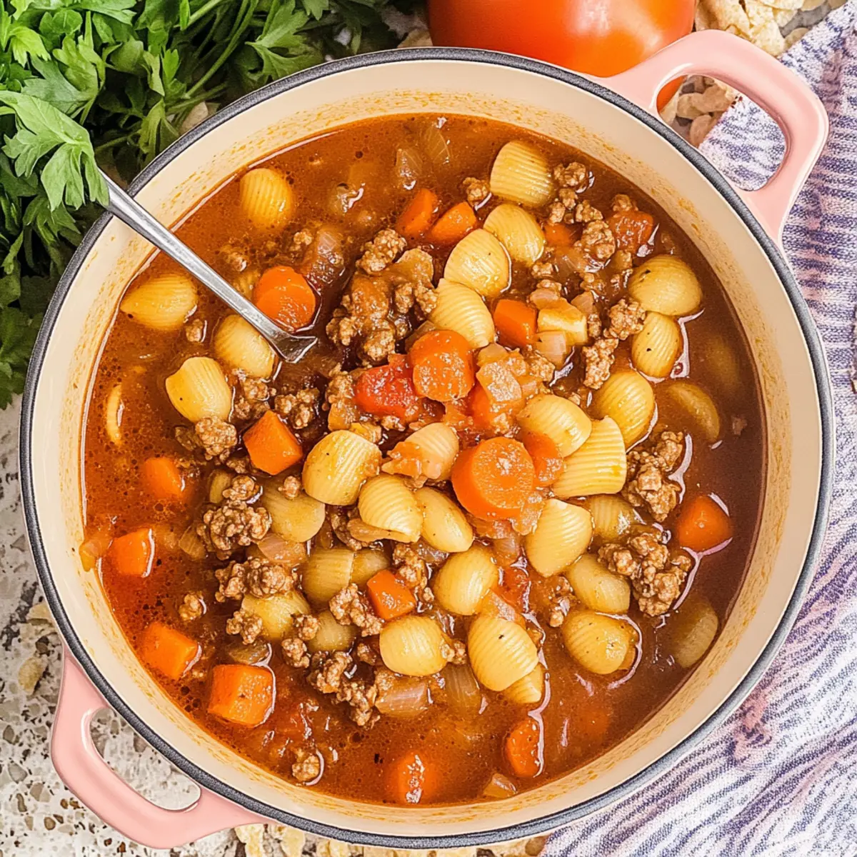 Hamburger Soup