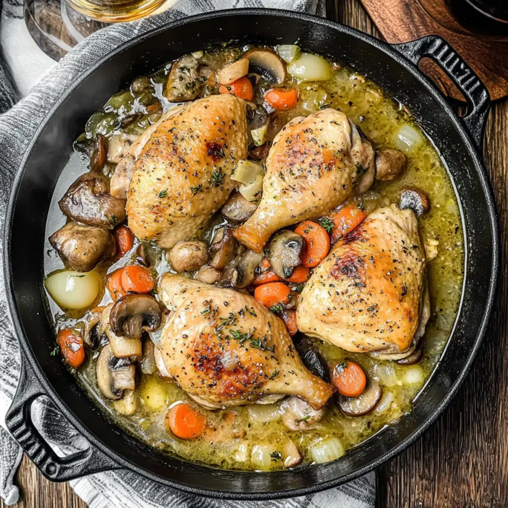 Coq Au Vin Blanc