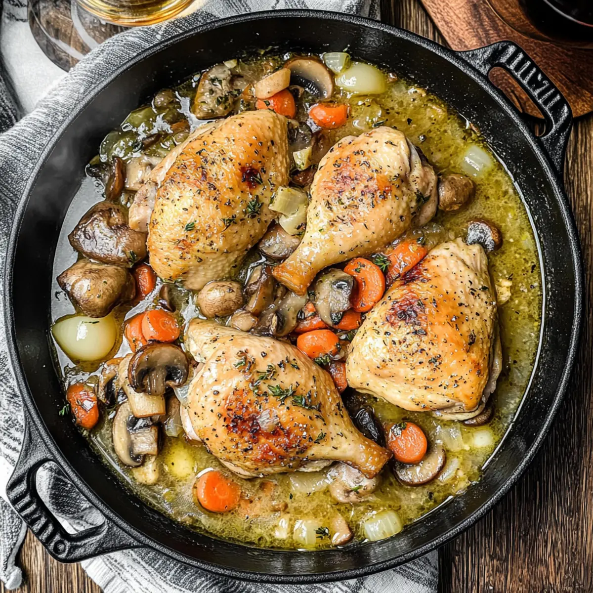 Coq Au Vin Blanc
