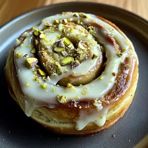 Pistachio Cream Cinnamon Rolls