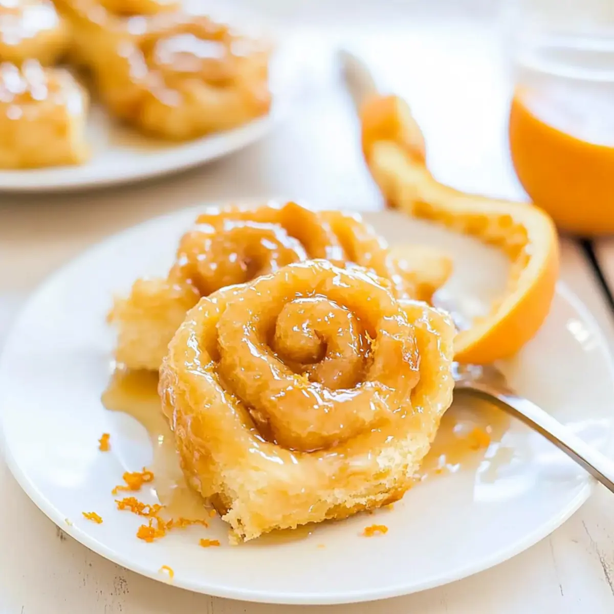 Glazed Orange Sweet Rolls