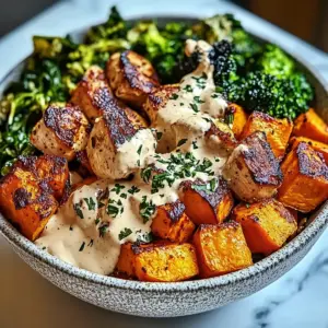Chicken and Sweet Potato Bowls