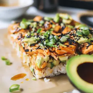 Salmon Sushi Bake
