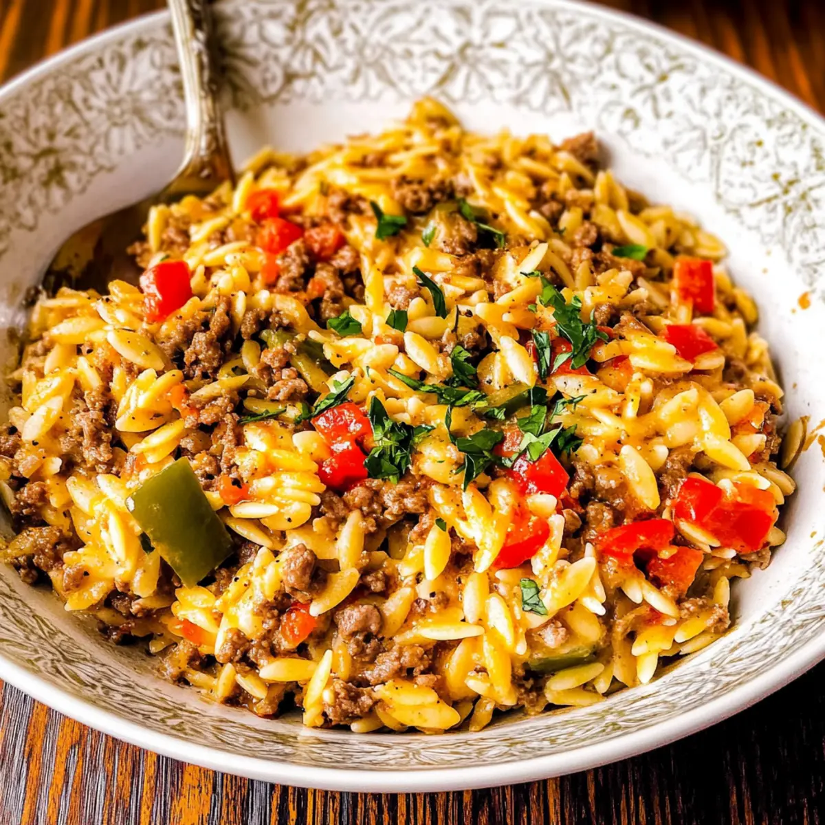 Cajun Dirty Orzo