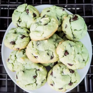 Pistachio Pudding Cookies