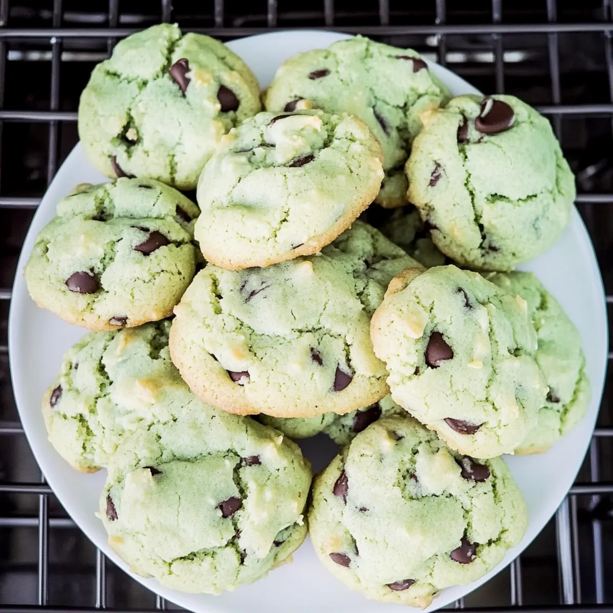 Pistachio Pudding Cookies