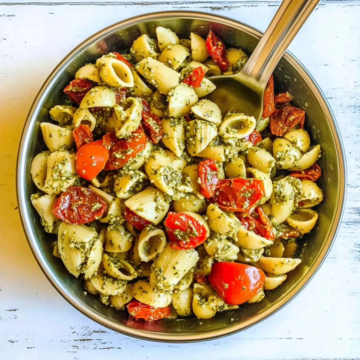 Basil Pesto Pasta Salad