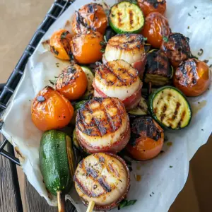 Grilled Bacon Wrapped Scallops