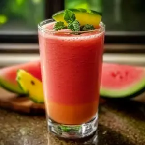 Tropical Watermelon Summer Smoothie