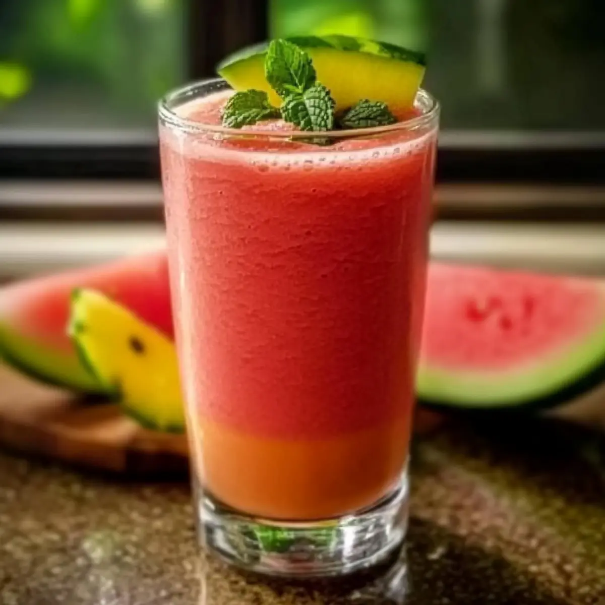 Tropical Watermelon Summer Smoothie