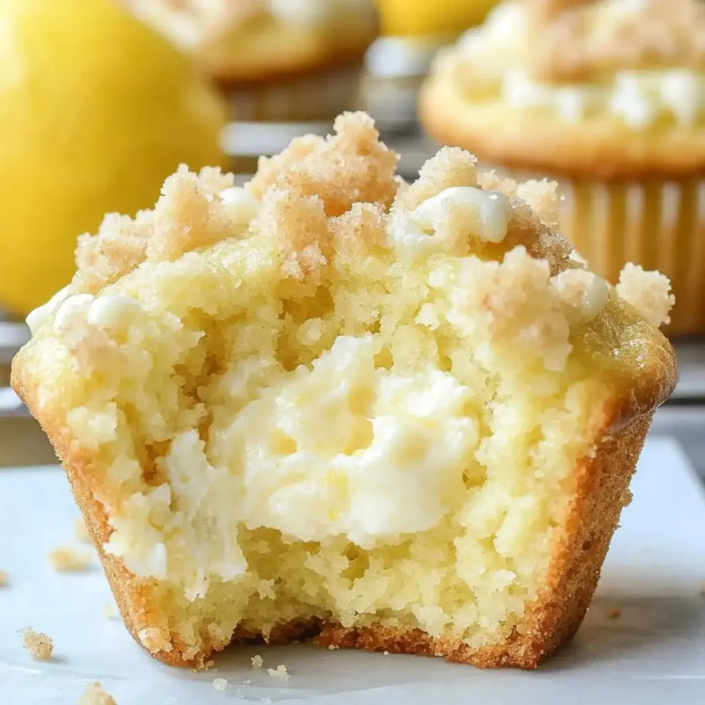Lemon Cream Cheese Muffins
