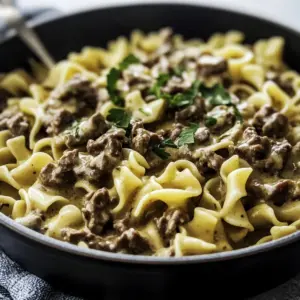 Ground Beef Stroganoff