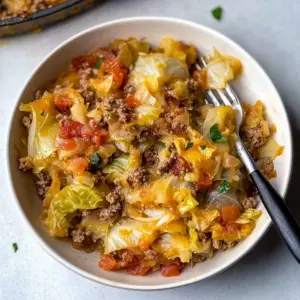 Low Carb Unstuffed Cabbage Casserole Recipe