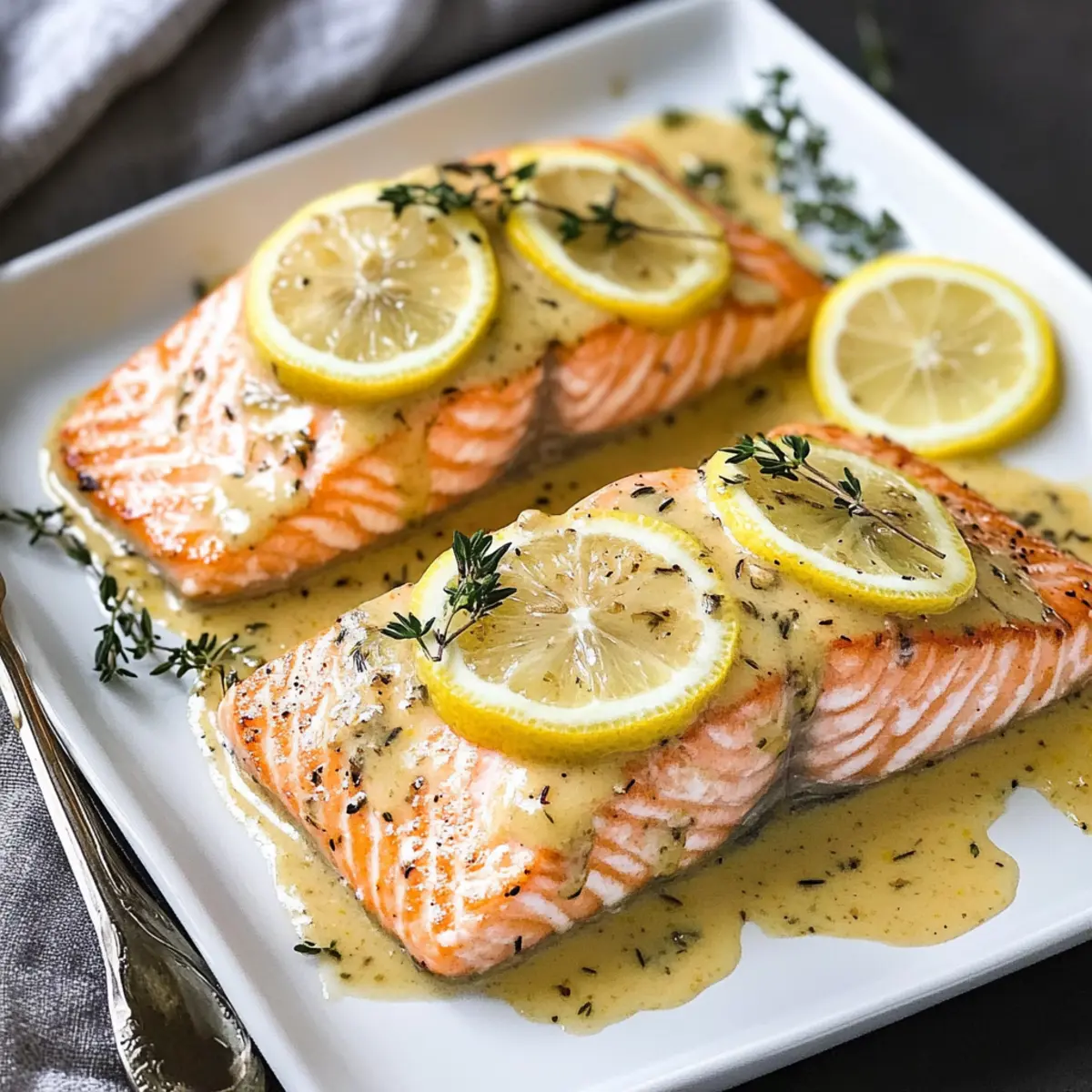 Baked Lemon Dijon Salmon