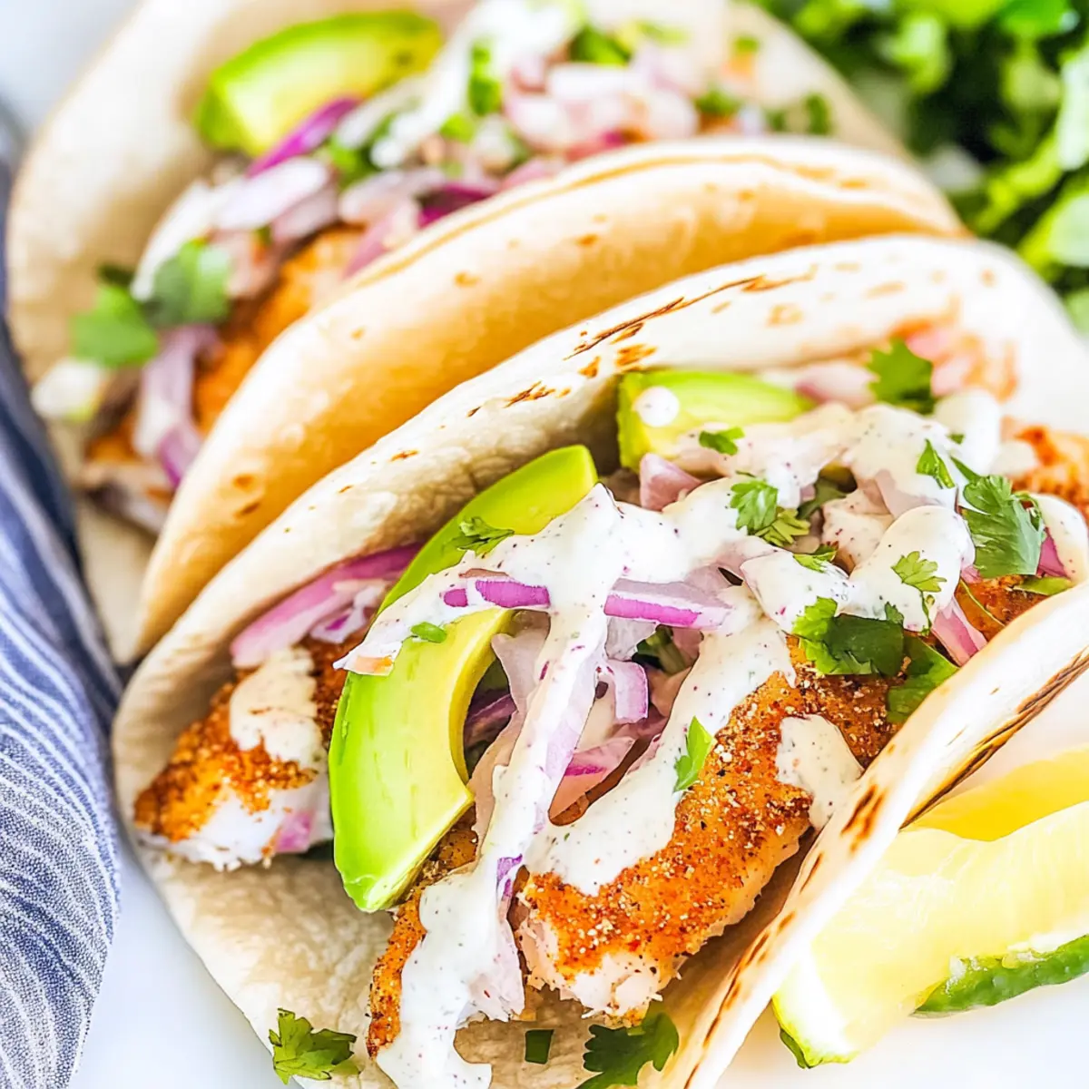 AIR FRYER FISH TACOS