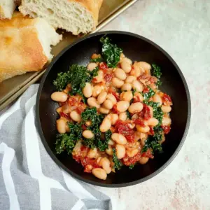 Tuscan White Bean Skillet