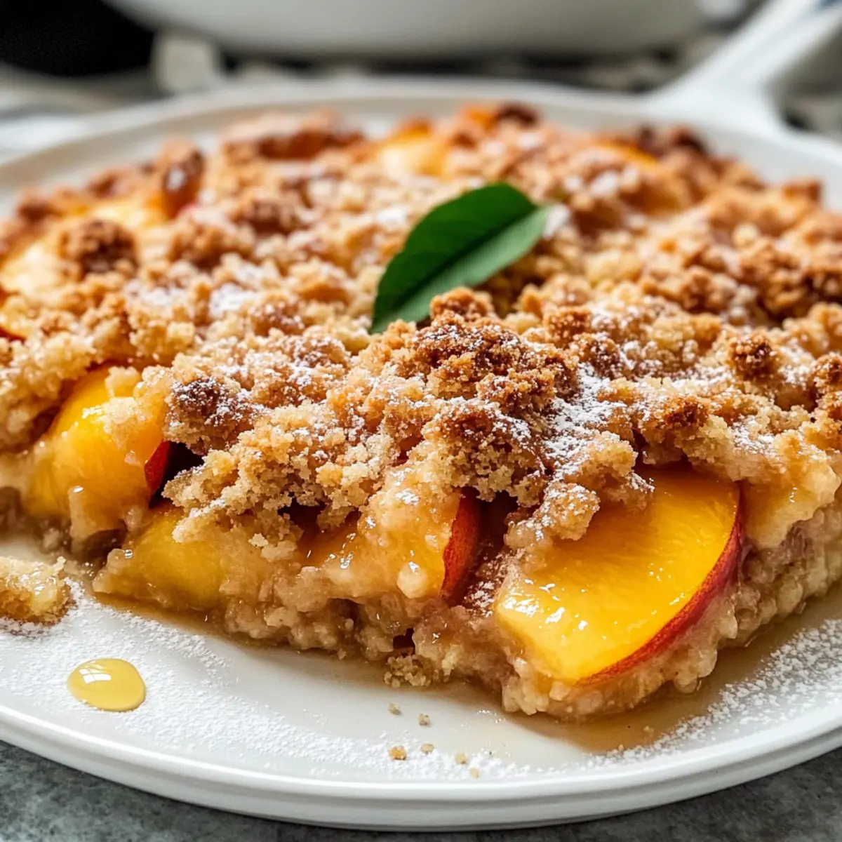 Peach Crumble Recipe