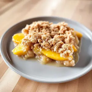 Peach Crumble