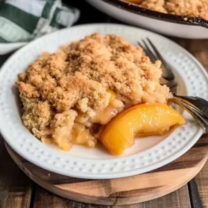 Easy Peach Crumble