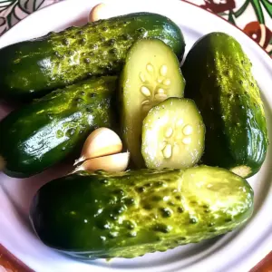 Refrigerator Garlic Dill Pickles