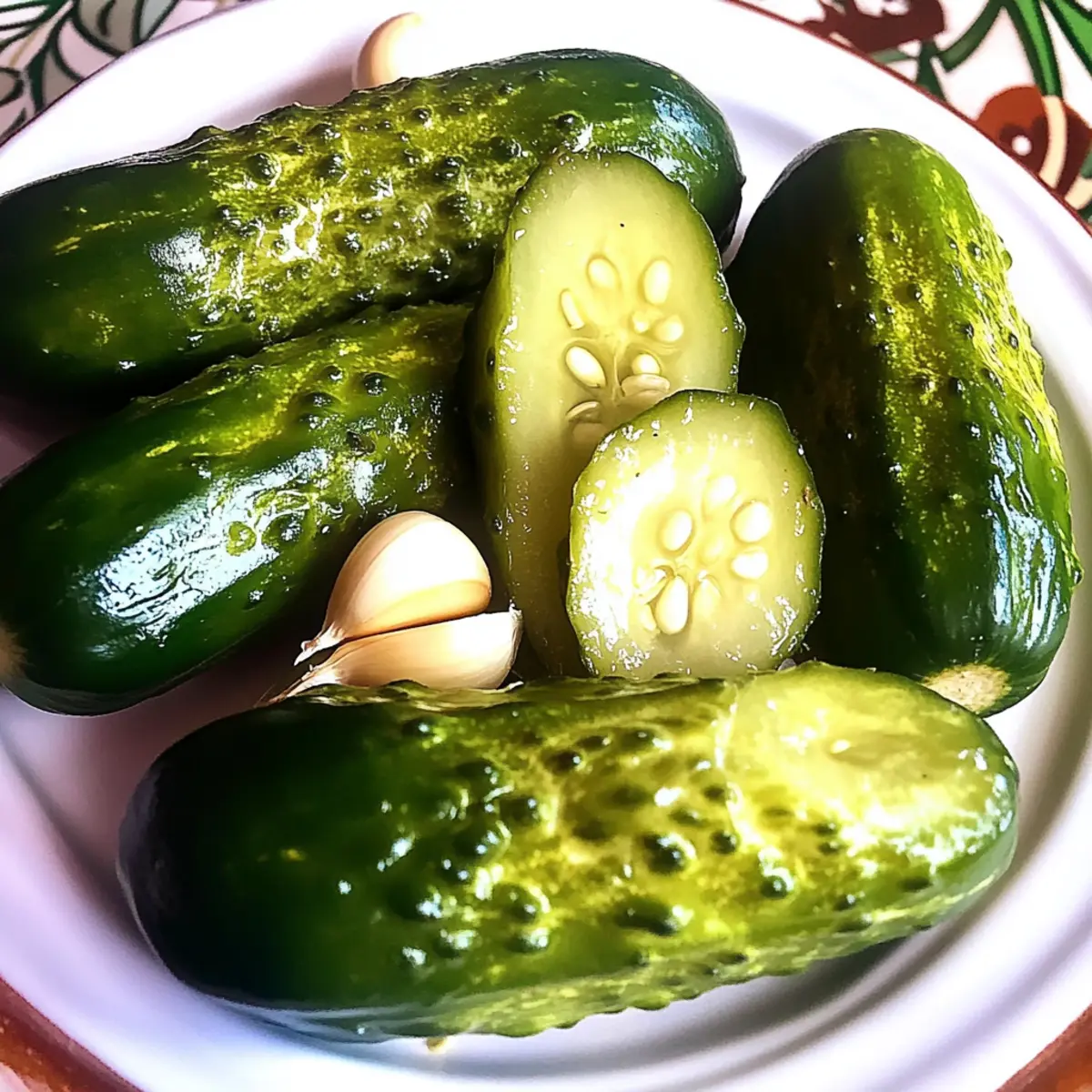 Refrigerator Garlic Dill Pickles