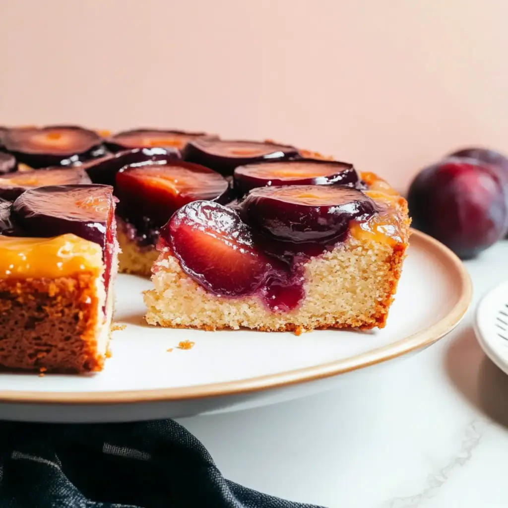 Plum Upside Down Cake