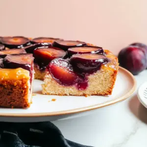 Plum Upside Down Cake