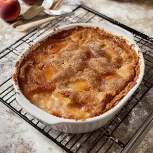 Old-Fashioned Peach Cobbler