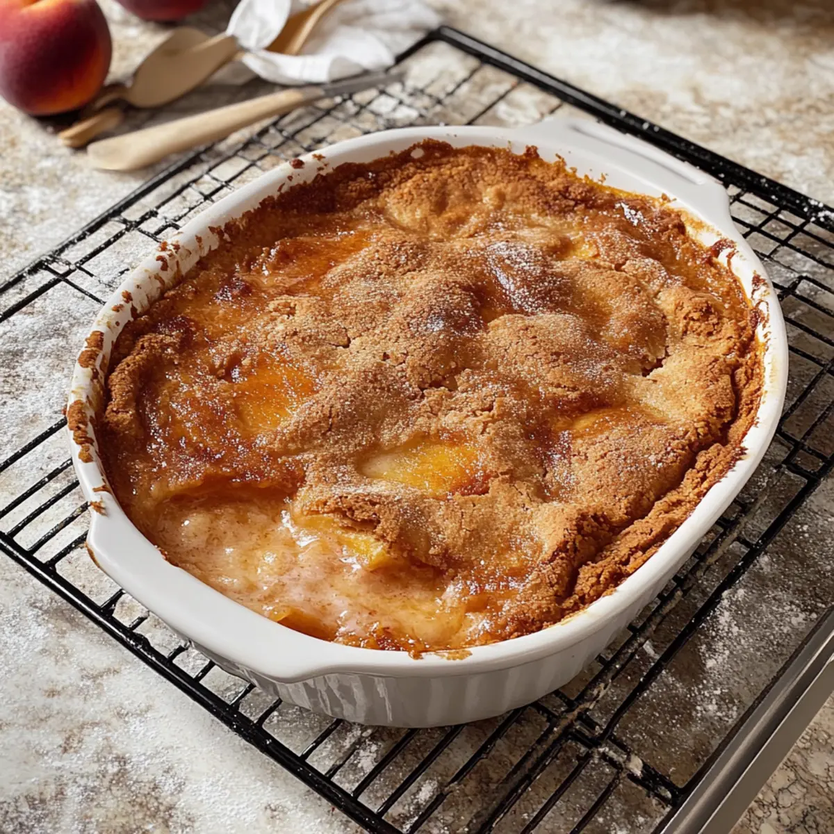 Old-Fashioned Peach Cobbler
