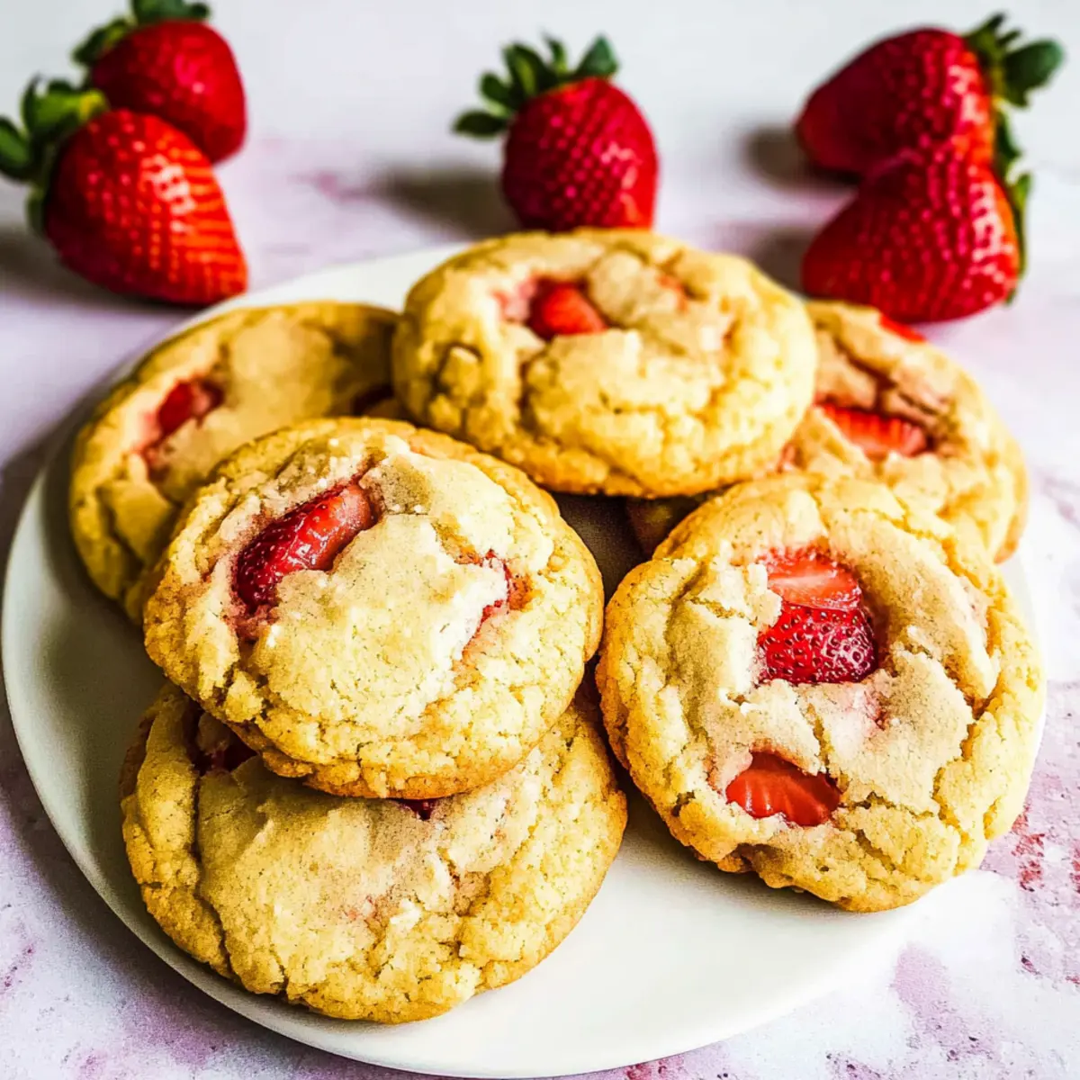 Strawberry Shortcake Cookies