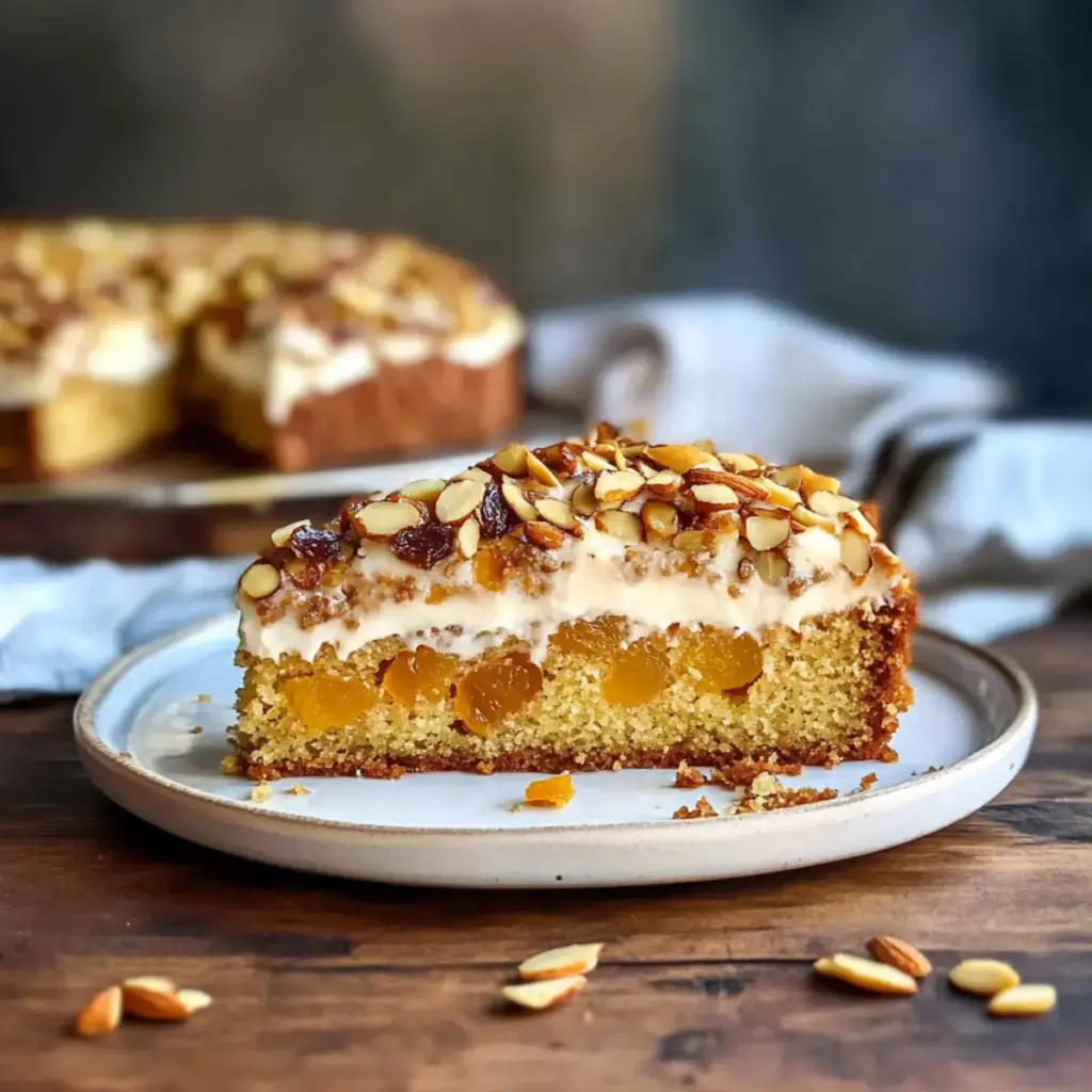 Dried Apricot Almond Cake