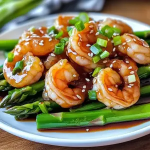 Easy Sweet Chili Shrimp With Asparagus